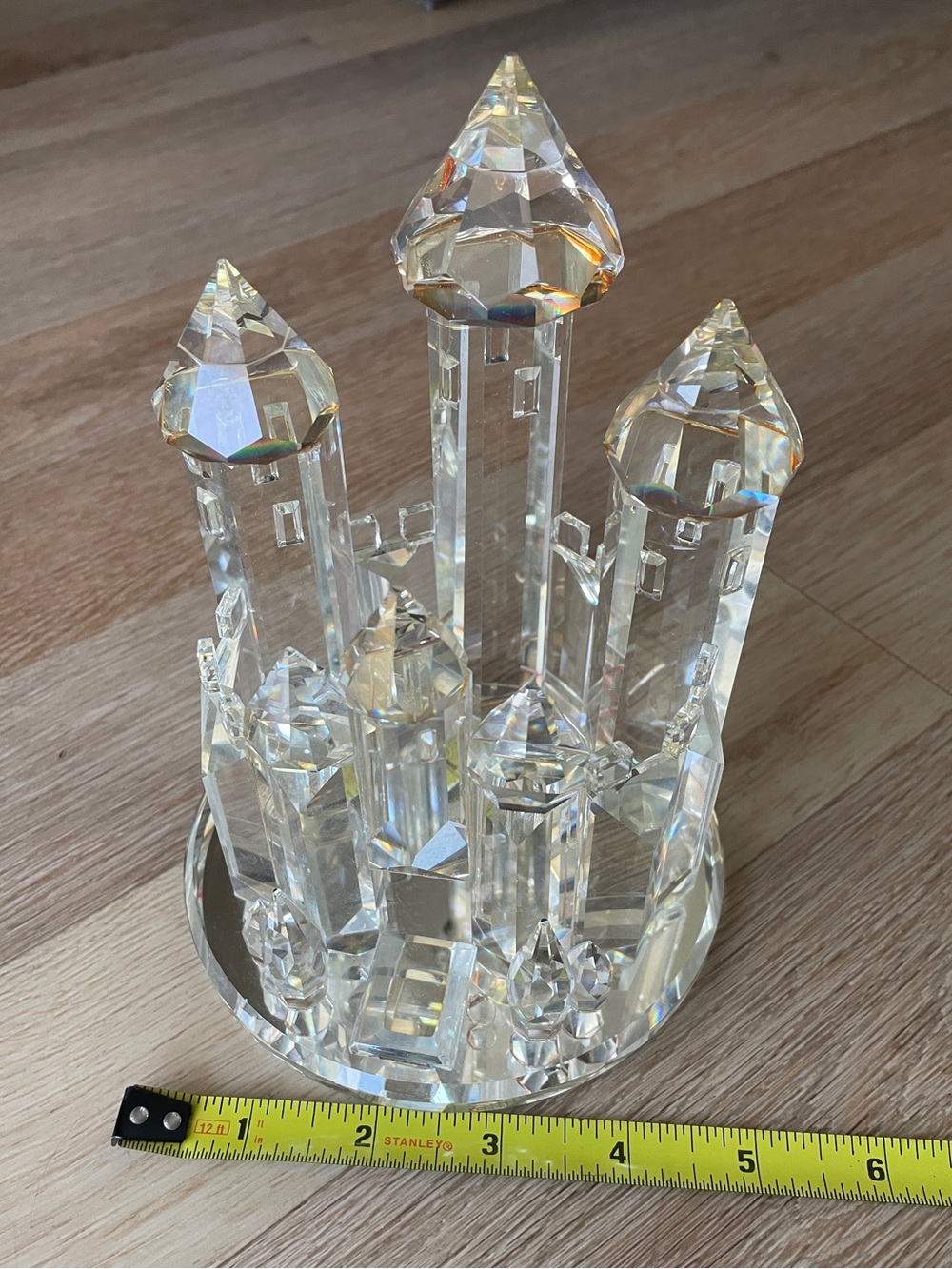Iris arc faceted glass castle